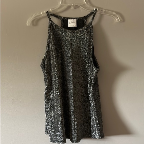 Olivia Rae Gray Sequin Sleeveless Tank Top - Picture 1 of 5